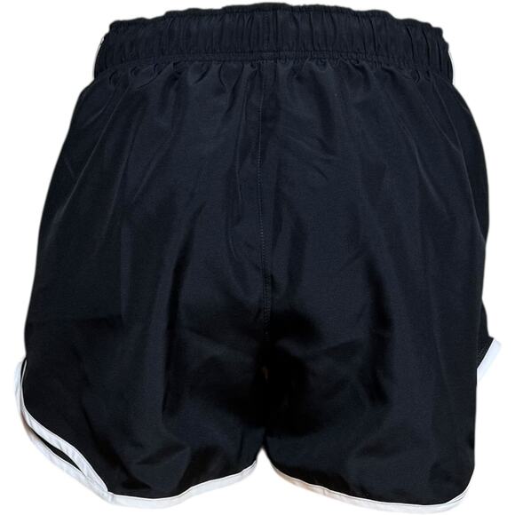 Nike Tempo Women's Mid Rise Running Shorts Black White Medium - Picture 5 of 6